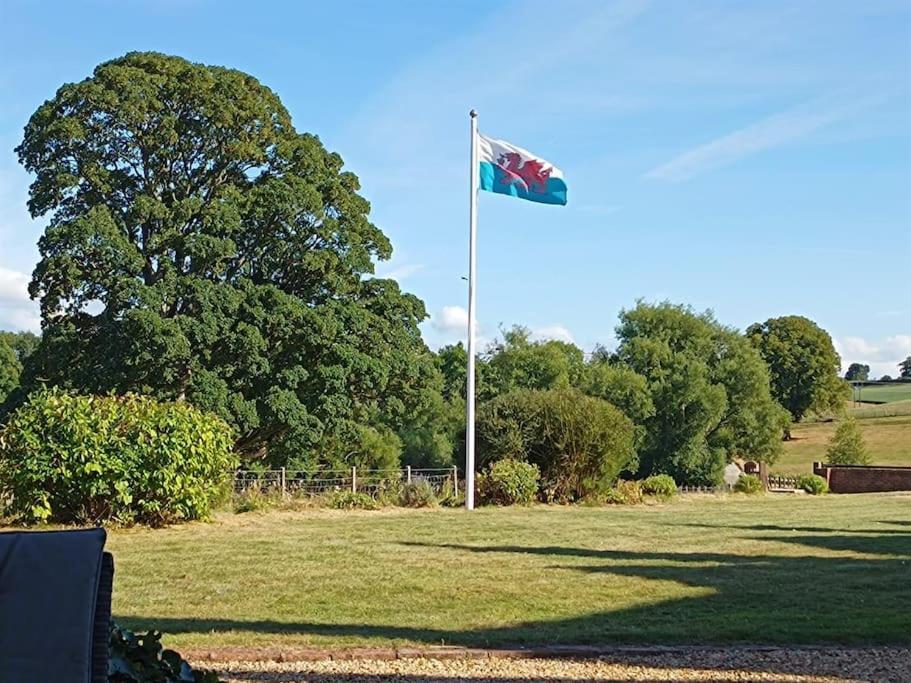 The West Wing At Eriviat Hall Hot Tub Henllan  Exterior foto