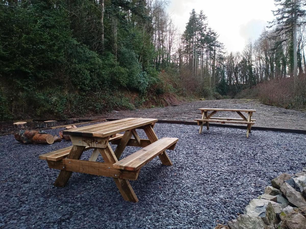 The West Wing At Eriviat Hall Hot Tub Henllan  Exterior foto
